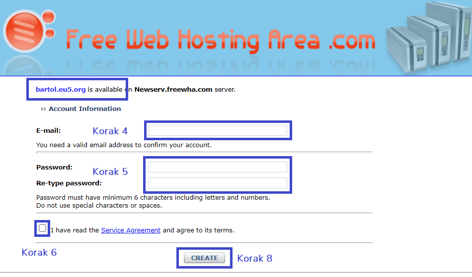 Web hosting - registracija web sjedišta